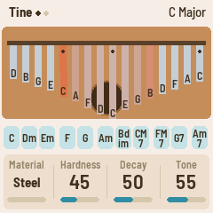 Screenshot of FiMba-1 running on the M-VAVE FM-1